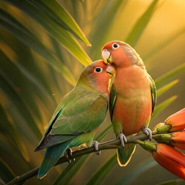 parrot on a branch