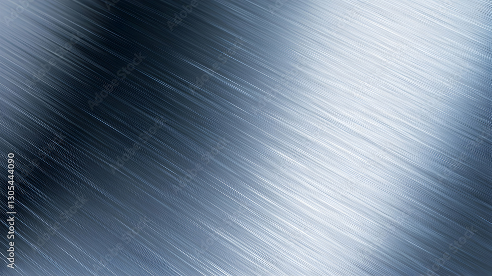 Poster a smooth, brushed metal texture with subtle reflective qualities, perfect for backgrounds or design 