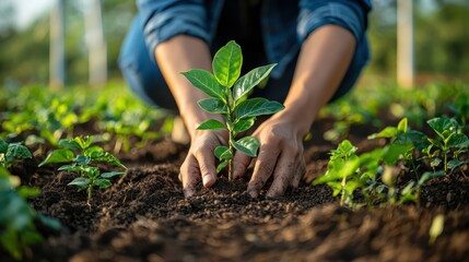 Planting hope nurturing sustainability in a green future