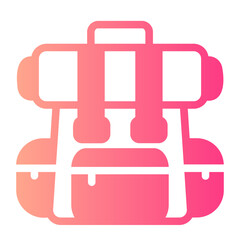 backpack gradient icon