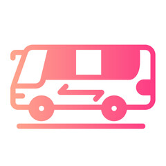 bus gradient icon