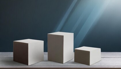 3d render of a podium
