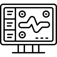 heart rate Icon Design