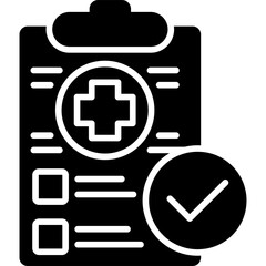 Obraz premium Health Check Icon Vector Element