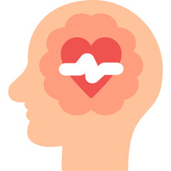 Mental Health Icon Vector Element