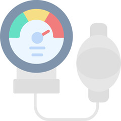 Blood Pressure Gauge Icon Vector Element