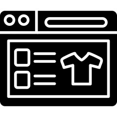 Online Catalog Icon Vector Element