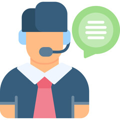 Customer Service Icon Vector Element