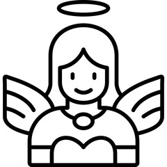 Angel Costumes Icon Vector Element