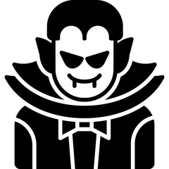 Dracula Costumes Icon Vector Element