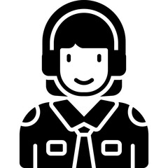 Pilot Costumes Icon Vector Element