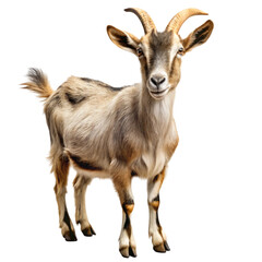 Fototapeta premium goat isolated on white background