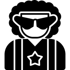 Rockstar Costumes Icon Vector Element