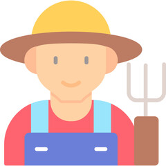 Farmer Costumes Icon Vector Element