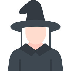 Witch Costumes Icon Vector Element