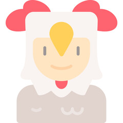 Chicken Costumes Icon Vector Element