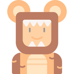 Bear Costumes Icon Vector Element