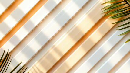 Obraz premium striped background with bamboo