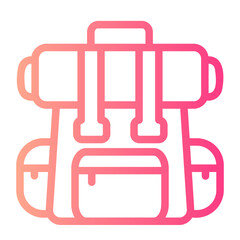 backpack gradient icon