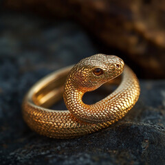 Fototapeta premium close up of a lizard on a rock