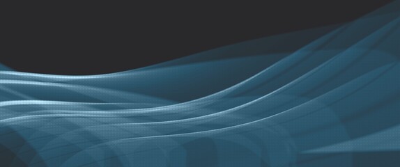 abstract blue waves