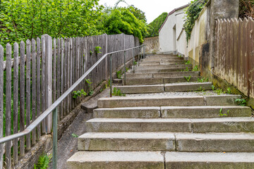 Aufstieg auf den Kalvarienberg in Bad Tölz