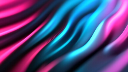 Abstract vibrant flowing fabric