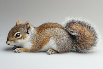 Obraz premium Adorable Baby Squirrel Close-Up