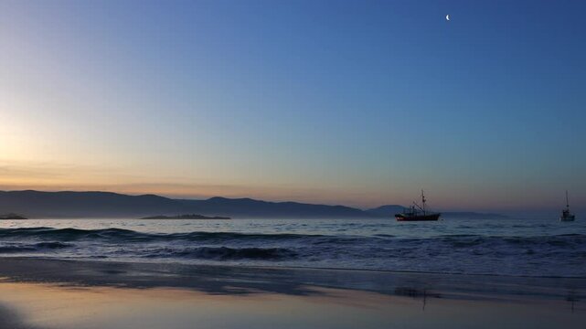 Beaches of Bicheno, Tasmania, Australia