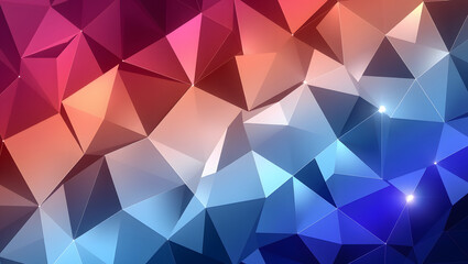 Fototapeta premium Ombre Fade Rainbow Cyber Futuristic Geometric Metallic Shine Abstract Background Overlay Texture Asset
