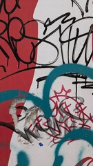 graffiti on the wall