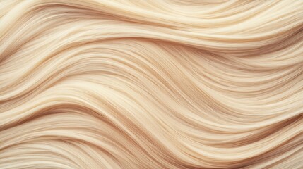 Silky blonde hair flows gracefully in soft waves, reflecting light beautifully and demonstrating the results of effective hair care practices for optimal health