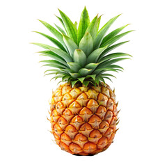 Fototapeta premium pineapple on white background