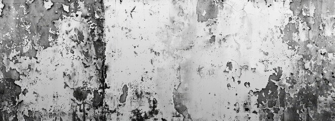 Fototapeta premium Abstract gray concrete texture showcases weathered elements with peeling paint and uneven surfaces, perfect for creative backgrounds and designs