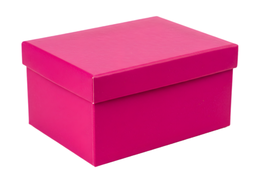 Bright Pink Gift Box for Presentations, Packaging, and Decorative Uses for Parties, Events, or Personal Gifting Needs