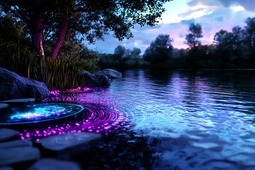 holographic lake