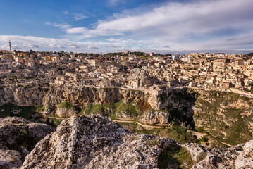 matera city downtown, Basilicata, Italy