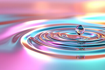  iridescent ripple effect