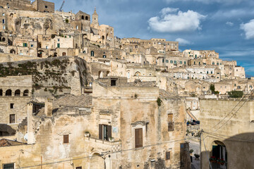 matera city downtown, Basilicata, Italy