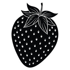 vector illustration of a strawberry