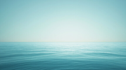 Obraz premium Clean Sky Blue to White Gradient Background