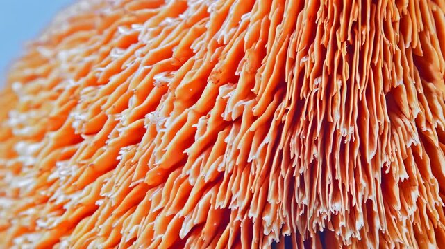 Extreme Macro of Saffron Milk Cap