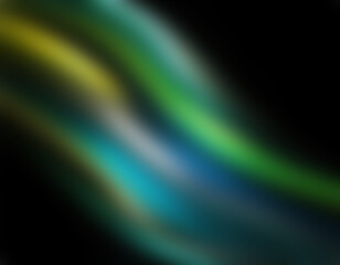 Fototapeta premium Blurred Dark Blue, Green, Emerald, Petrol, Teal, Lime, and Yellow Abstract Background – A Vibrant Color Gradient Design with Smooth Transitions for Dynamic and Artistic Presentations.