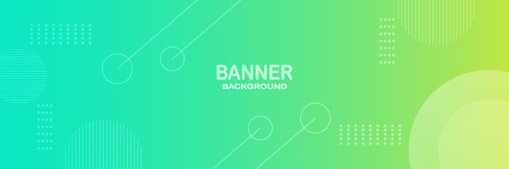 Background banners. full of colors, bright green gradations.