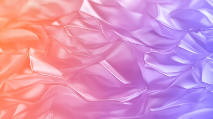 Obraz premium A vibrant abstract background featuring waves of textured fabric in shades of orange and purple, ideal for graphic design projects, wallpapers, and artistic presentations.