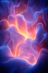 Fototapeta premium A computer generated image of a blue and pink abstract background
