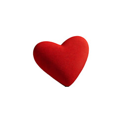 Fototapeta premium heart-shaped pillow 3D render