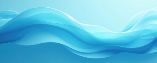 Gentle flowing waves in soothing blue tones create a serene background, perfect for web design, branding, and marketing materials.