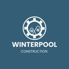 Modern And Professional Construction Company Logo Template. Real Estate, Construction, Home Service Logo Design.