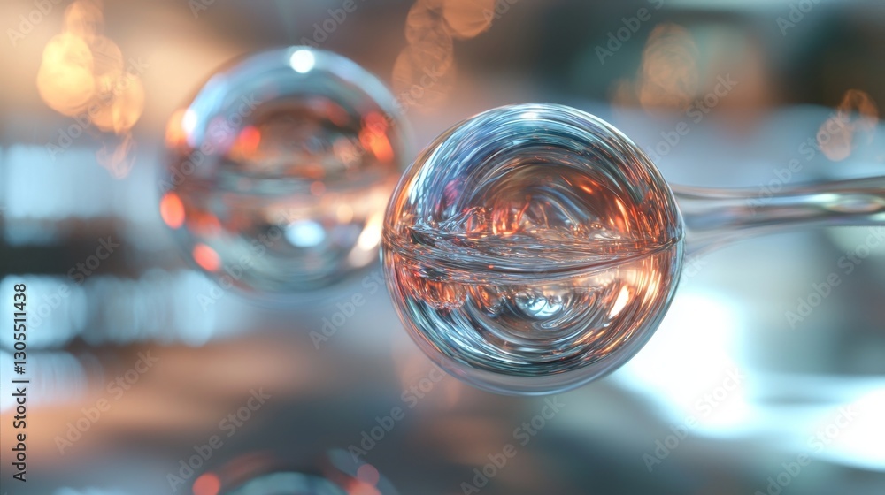 Poster a 3d illustration of quantum entanglement is presented, which may also be utilized to represent quan